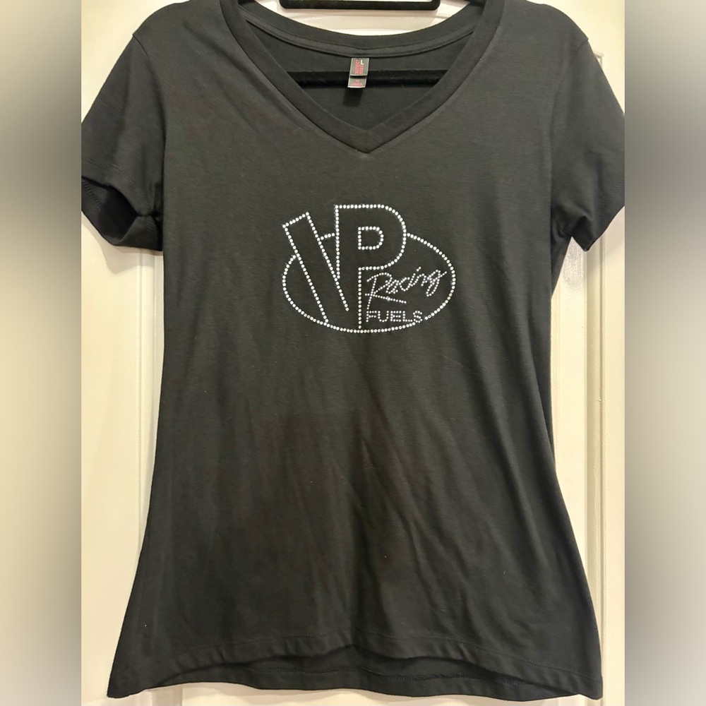 Women's Black V-Neck Top
